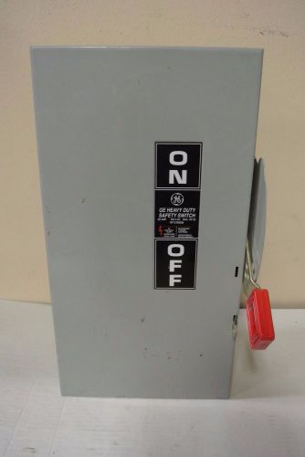 New General Electric GE THN3362 60 amp 600 volt 3 pole non fused safety switch