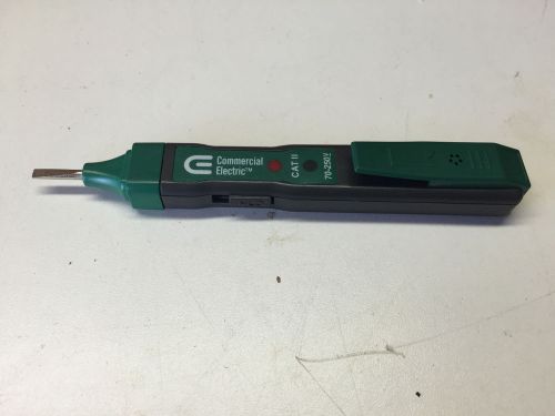 Commercial Electric power tester/screwdriver, CAT ll, 70-250v