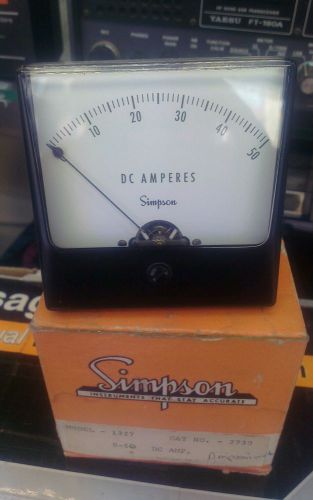 Simpson model 1327 dc AMP