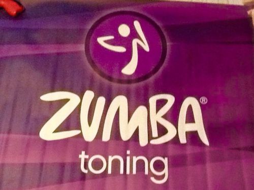 Zumba® Toning Banner Purple Horizontal 30 X 41&#034; With Grommets