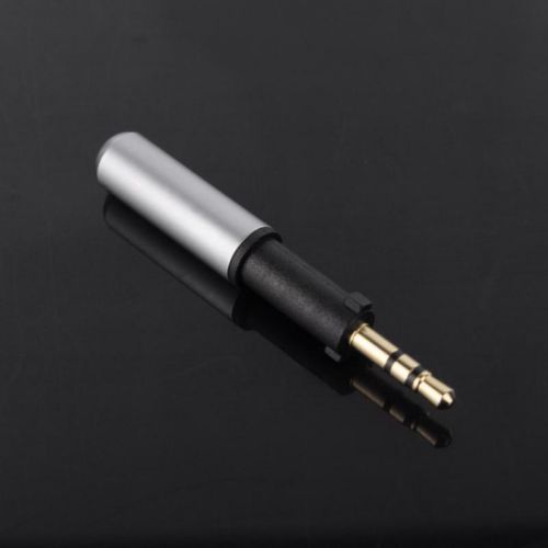 2.5mm 3 Pole Male Repair headphone Metal Audio Soldering Adapter Converter Jack