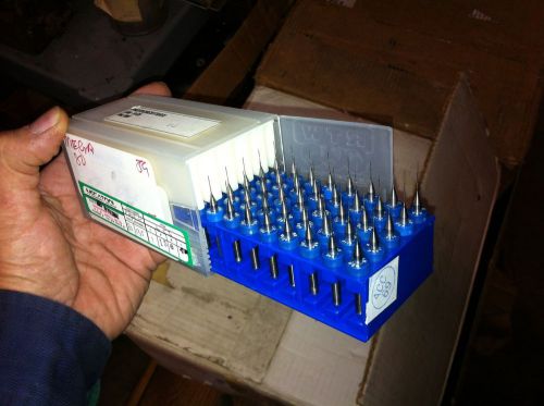 50 Micro Carbide PCB fab Drill Bits, resharpened #80, 4000 available