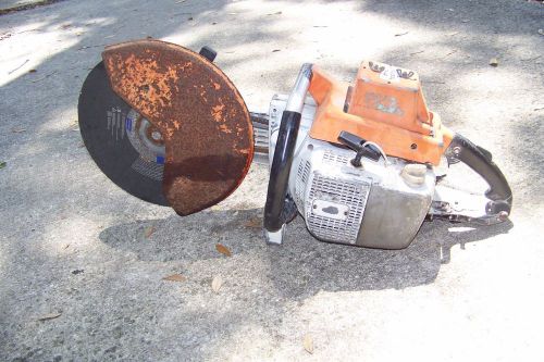 Stihl TS510 AV Concrete Saw As Is For Parts Or Repair