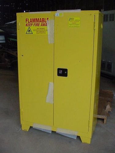 New Jamco 45 Gal Flammables storage cabinet #FS 45 Self closing doors