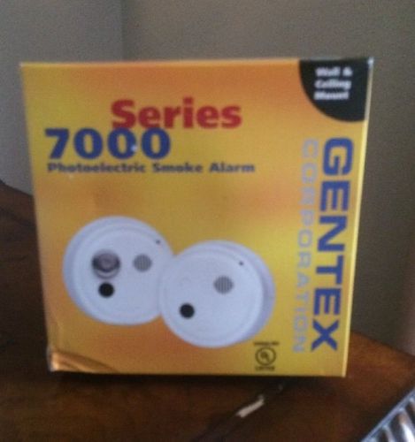 Gentex Photoelectric Smoke Alarm Model 7100F NEW!