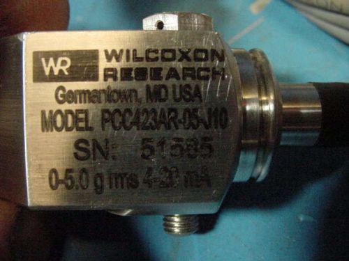 Wilcoxon Research Meggitt Accelerometer Velocity Sensor PCC423AR-05-J10