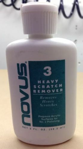 New novus #3  heavy scratch remover 2 fl.oz. size for sale