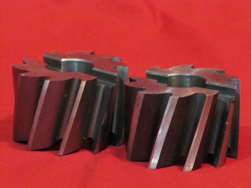 Shell mill cutters.  quantity = 2.   nominal size = 2-1/2&#034;.  right-hand. for sale