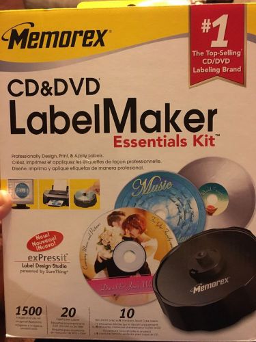 Memorex CD &amp; DVD Label Maker Essentials Kit - Sealed NIB
