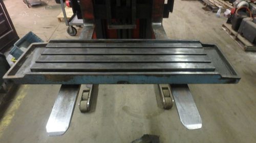 48.75&#034;x14&#034;x4.5  steel weld t-slotted table cast iron layout plate jig weld for sale