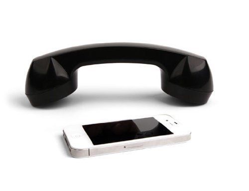 Wired Handset-Unique Gadget-Talk on the Phone Easier-Black- NEW