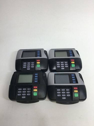 Lot of 4 verifone mx850 touch screen signature credit card reader for sale