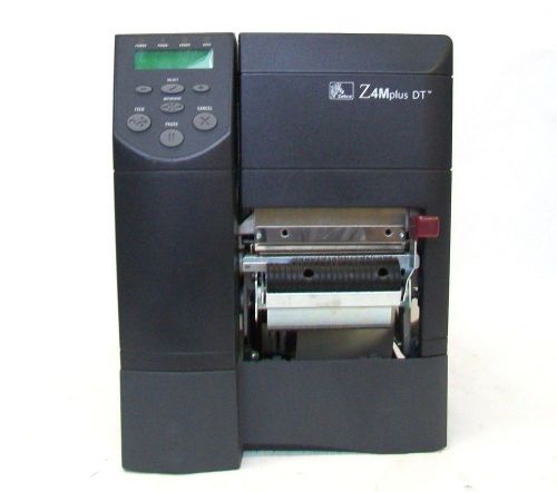 Zebra Z4M Plus DT Thermal Label Printer Barcode Printer -TESTED-
