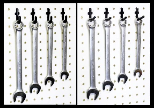 Wallpeg flex-lock j &amp; l peg hooks for 1/4&#034; pegboard - lot 100 - black or white for sale