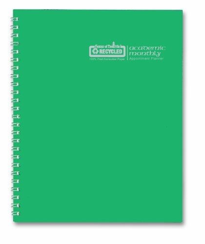 House of Doolittle 2016 - 2017 Planner, Academic, Bright Green, 8.5 x 11&#034;