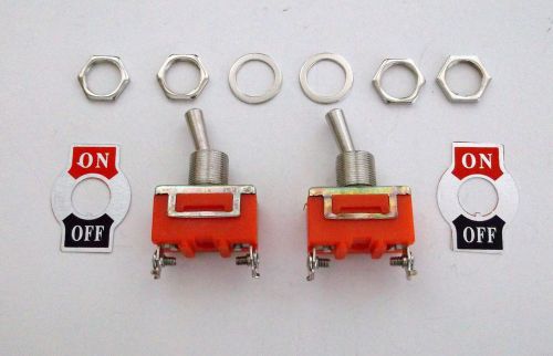 2 bbt brand on/off heavy duty toggle switches for sale