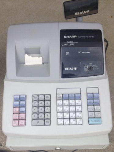 Sharp XE A21S working cash register. No issues.