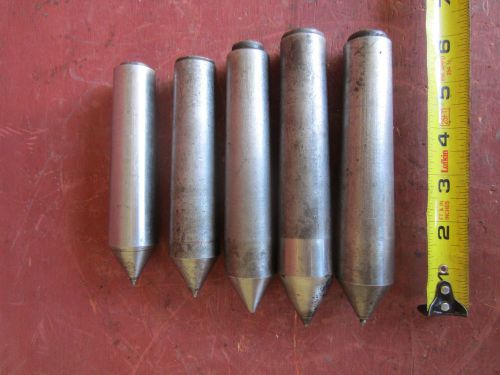 Lot of 5 morse taper 4 mt dead centers for sale