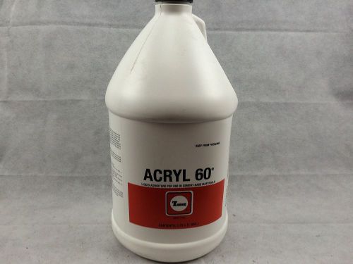 Thoro acryl 60 liquid admixture 1 gallon jugs case of (4) for sale