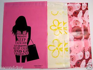 5 Poly Designer Mailers 10x13 Yellow Flowers Go Shopping Roses Shipping Envelope