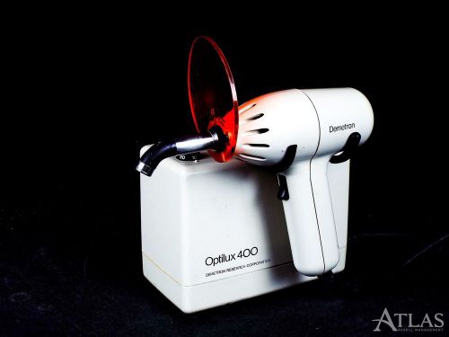 Demetron Optliux 400 VCL 401 Dental Resin Curing Light w/ Orange Shield
