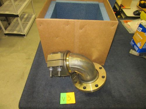 EATON AEROQUIP MILITARY PIPE FITTING ELBOW 5&#034; BRASS COPPER FUEL WATER FLANGE