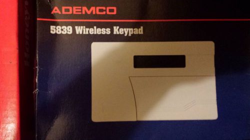 HONEYWELL ADEMCO 5839 WIRELESS KEYPAD