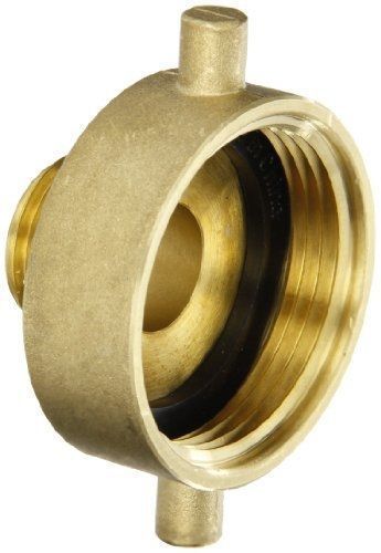 Dixon valve ha1576 brass fire equipment, hydrant adapter with pin lug, 1-1/2&#034; for sale