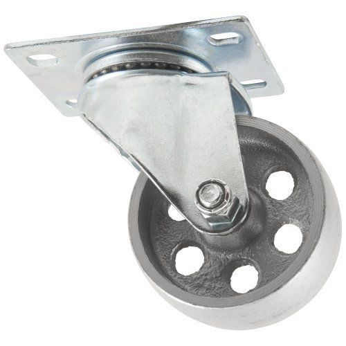 Waxman 4035355 3 Inch Sintered Iron Swivel Plate Caster, Iron wheel