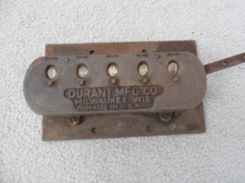 Vintage industrial counter- works! - heavy steel - durant mfg. co. milwaukee for sale