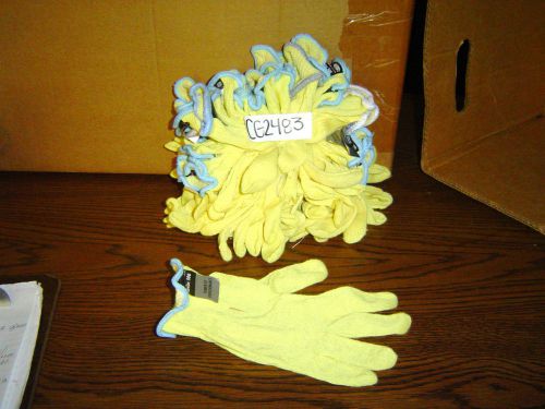 12 pair of New Dupont Kevlar 500 Yellow 24 Gloves Size Small 8 Inch Long CG2483