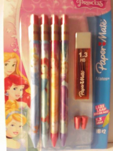 PAPER MATE Disney Princess One (4-Pack) Mechanical Pencil 1.3 mm HB 2