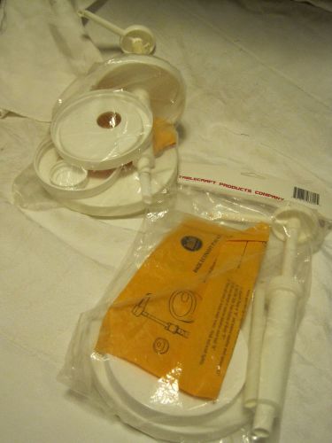 TABLECRAFT PRODUCTS COMPANY 662K Economy Pump Kit, White LOT OF 2