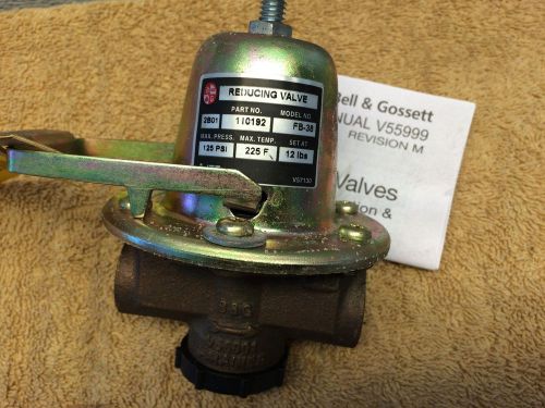 Bell &amp; gossett 110192 fb-38 1/2&#034; fnpt pressure reducing valve 12 psi lead free for sale