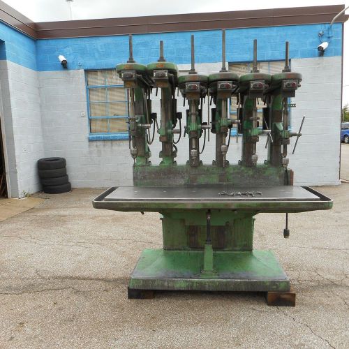 Allen 6 spindle, 3 phase gang drill press for sale