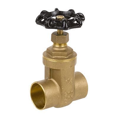 GATE VALVE,1-1/2&#034; IPS BRASS NL