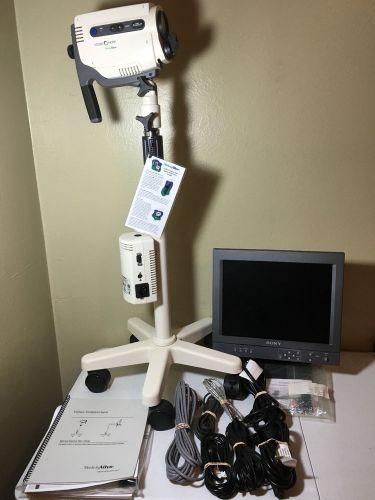 Welch Allyn Video Colposcope Video Path 880 Series With Stand, Monitor, Manuals