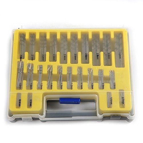 Agile-shop 150pcs precision 0.4mm-3.2mm micro drill bit twist set mini hss drill for sale