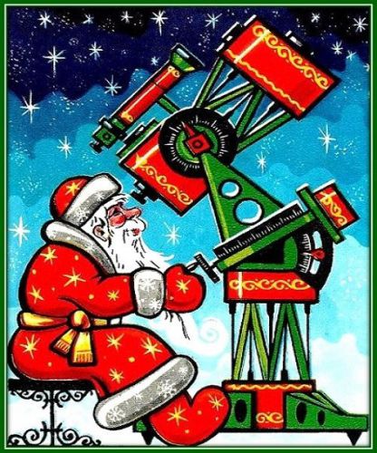 30 Custom Santa Astrologer Personalized Address Labels