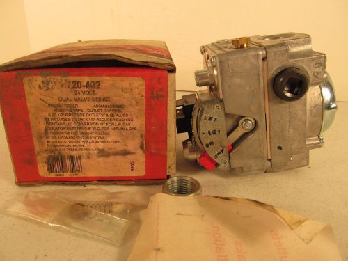 Robertshaw 24 volt dual valve unit uni-kit 720-402 7200er lp &amp; natural gas for sale