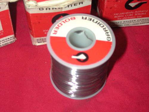 Gardiner XM-200 Tin Silver Alloy Flux Rosin Core Soldering Wire [NEW]