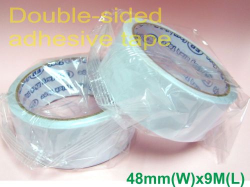 6x Double sided Tape 48mm (width) X 9 meter (long) Stationery Packing Handicraft