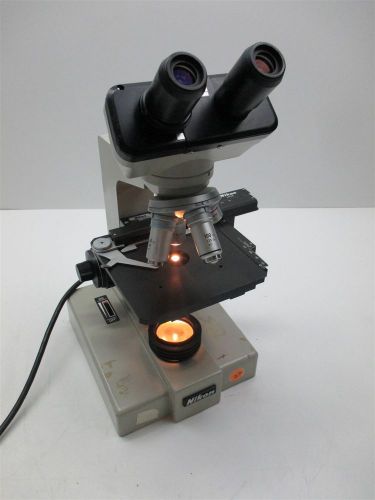Nikon Model SC Microscope 4x 10x 40x 100x Genuine Objectives &amp; Eye Piece 10x