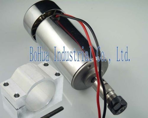 Free shipping DC 12-48v CNC 300W Air cool Spindle Motor with Mount bracket ER11