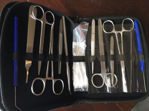 Premium Science Lab Dissection Kit 5 Scalpel Blades &amp; FREE Carrying Case NEW!!