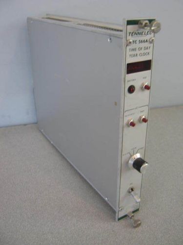 Tennelec TC566A Clock NIM Bin Crate Module