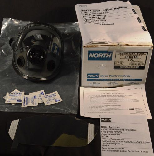 Honeywell North 54001S Full Face Respirator Small New