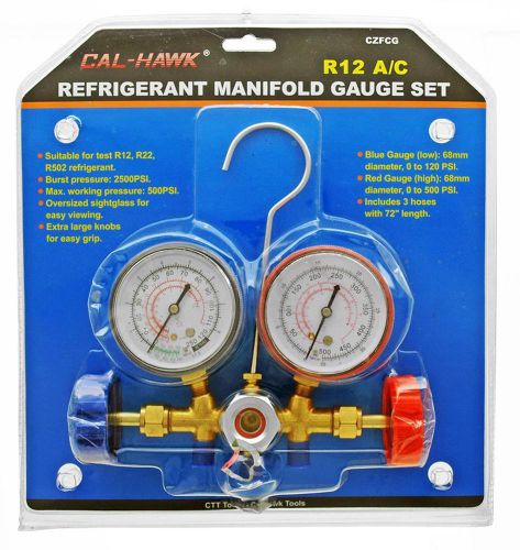 R12 a/c refrigerant manifold gauge set for sale