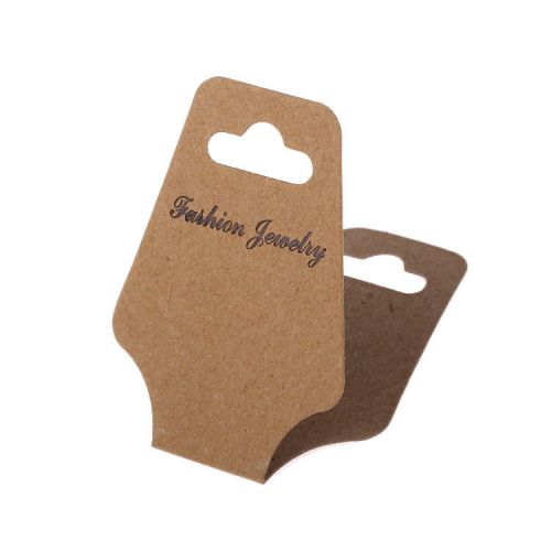 ancient Necklace Cards Tag Jewelry Display paper packing 50pcs 12*4.5cm