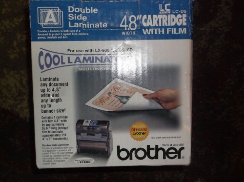 New Brother LC-D5 4.8&#034; Cool Laminator Cartridge Double Side Film LX-900 LX-910D